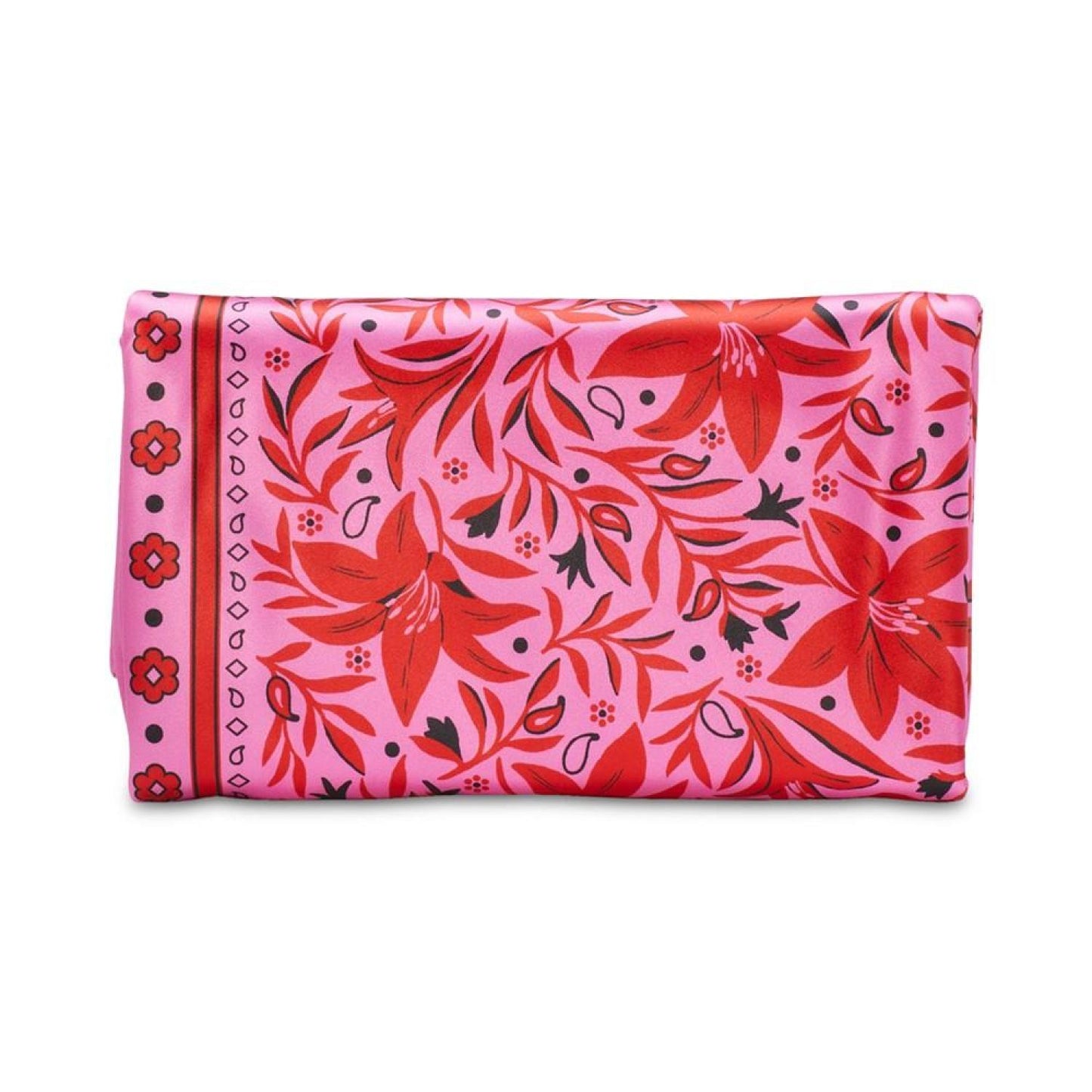 Fold Bandana Printed Fabric Clutch