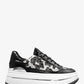 Hayes Leopard Logo and Leather Platform Sneaker