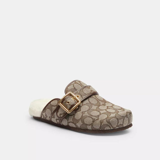 Coach Outlet Ashton Clog In Signature Jacquard