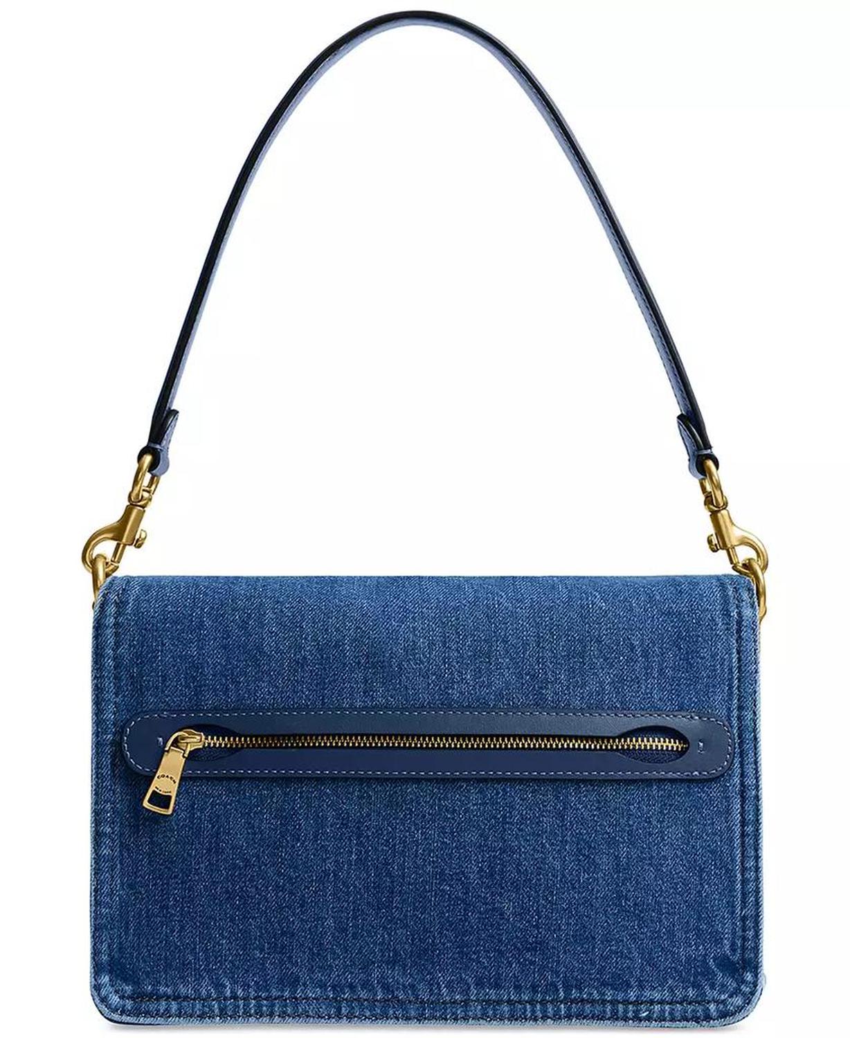 Chain Tabby Small Denim Shoulder Bag