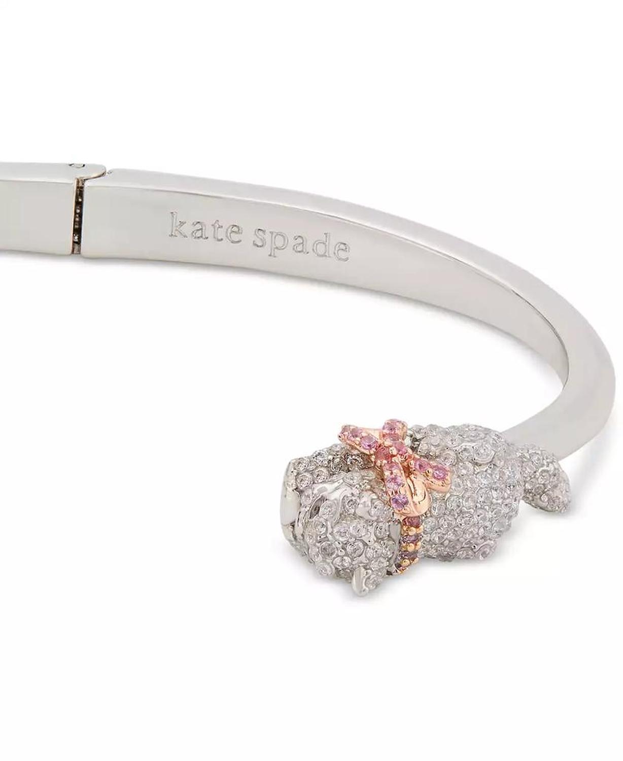 Two-Tone Pavé & Stone Pawlina Cuff Bracelet