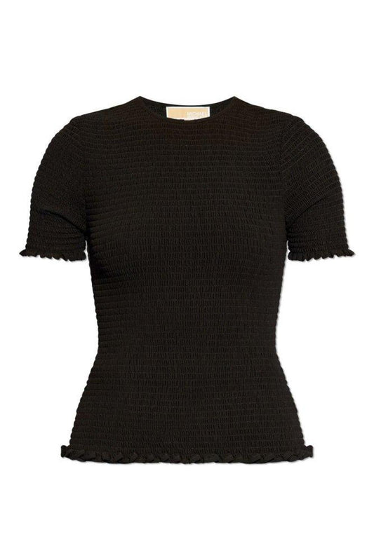 Michael Michael Kors Smocked Georgette Top