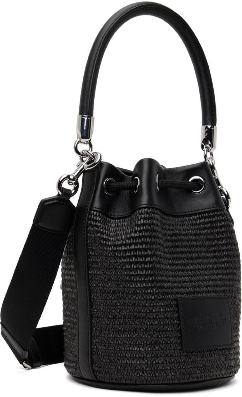 Black 'The Woven Bucket' Bag