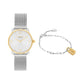 Women's Two-Tone Elliot Stainless-Steel Watch Set 28mm