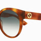 Gucci GG0035SN W 012 Round Sunglasses