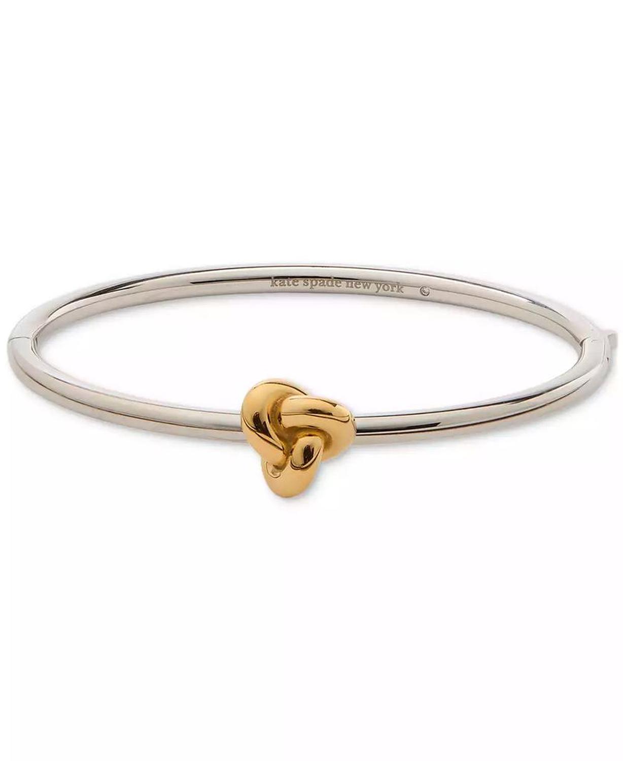 Logo-Engraved Thin Bangle Bracelet