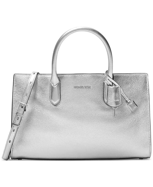 MICHAEL Scarlett Medium East West Leather Satchel