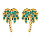 Kate Spade Away We Go Pavé Palm Tree Studed Earrings