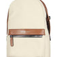 Mason Mens Leather Trim Two-Tone Backpack