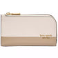 Devin Colorblocked Saffiano Leather Slim Bifold Wallet