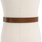 MICHAEL Women's Gold-Tone Leather Belt