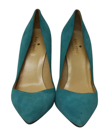 Kate Spade Vivian Pumps in Blue Suede