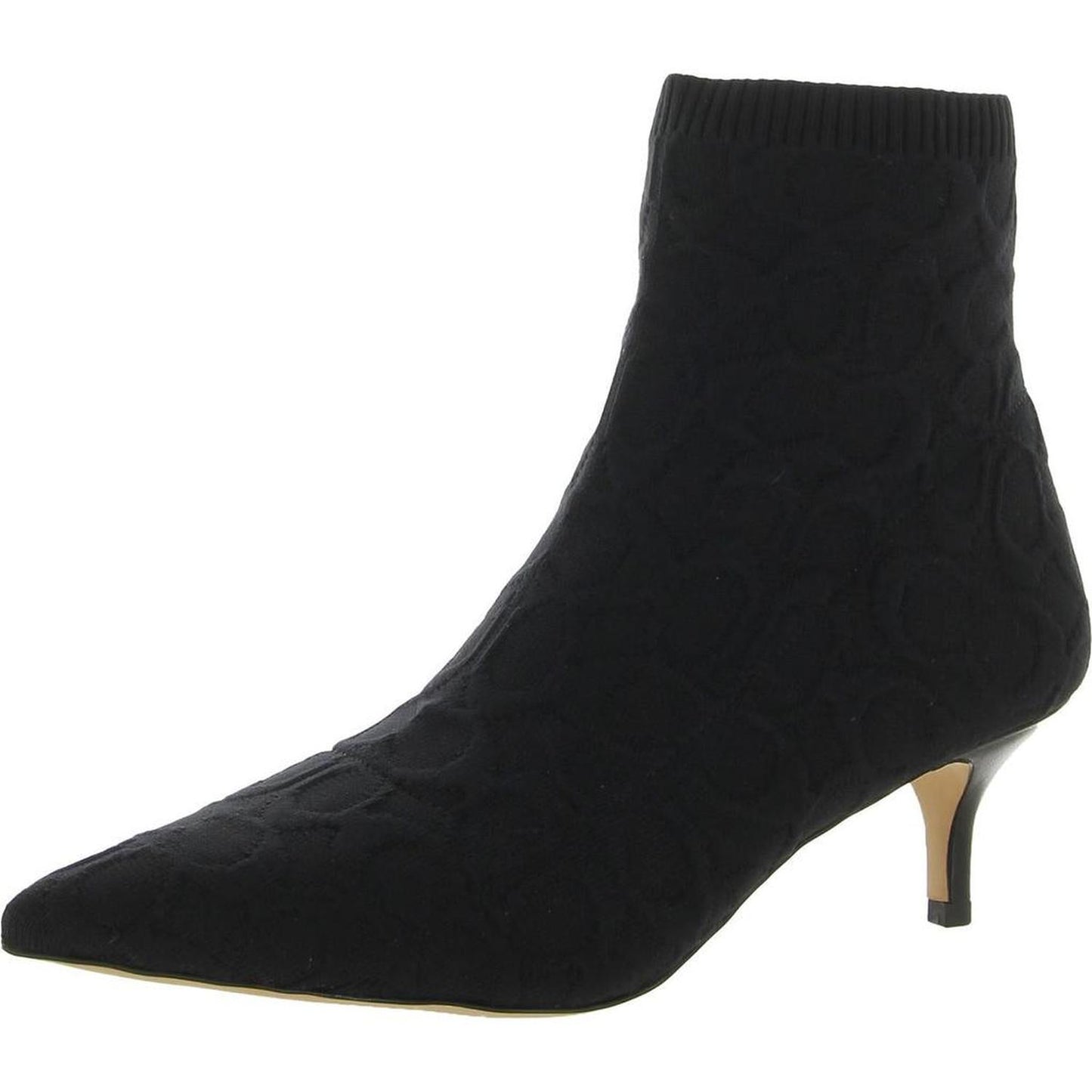 Jade Knit Womens Suede Pointed Toe Ankle Boots