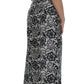 Dolce & Gabbana Elegant Silk Lace Corset Maxi Dress