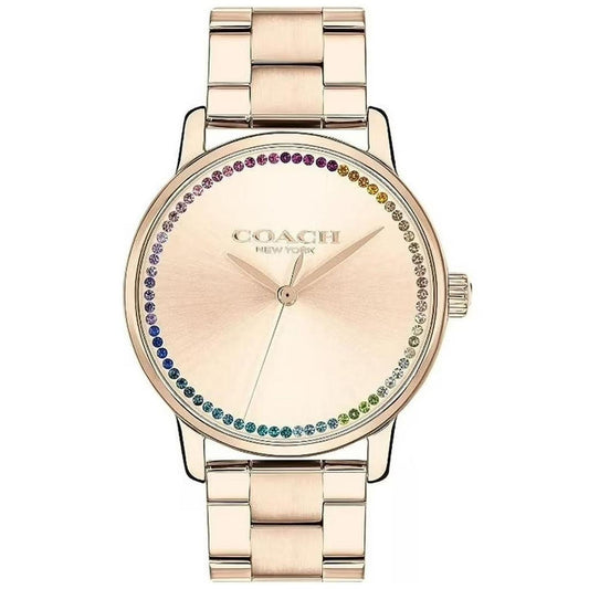 Coach Women's Grand Rose gold Dial Watch