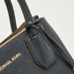 Navy Blue Leather Small Mercer Tote