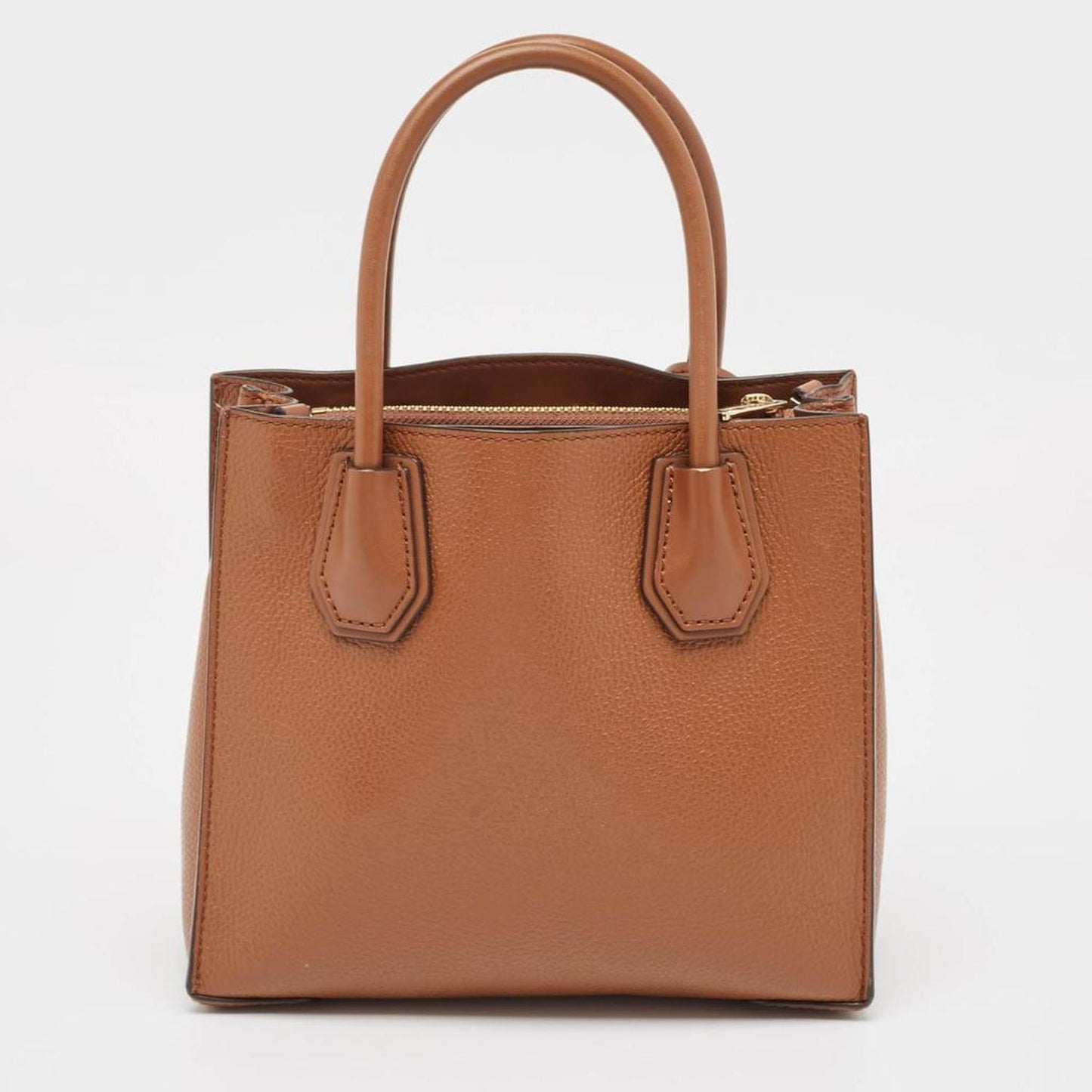 Michael Kors Brown Leather Small Mercer Tote..