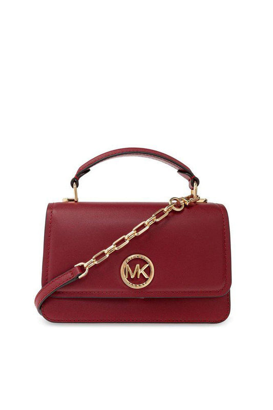 Michael Michael Kors Delancey Logo Plaque Shoulder Bag