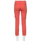 Coral Pink Cotton Tapered Leg Pants S