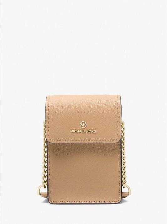 Jet Set Charm Small Saffiano Leather Smartphone Crossbody Bag