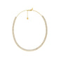 14K Gold-Plated Brass Tennis Necklace