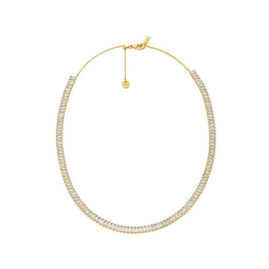 14K Gold-Plated Brass Tennis Necklace