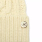 Soft Knit Tangled Aran Cuff Pom Beanie