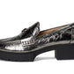 Leah Crinkle Metallic Loafer