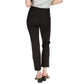 Petite High-Rise Ponte Pintuck Pants