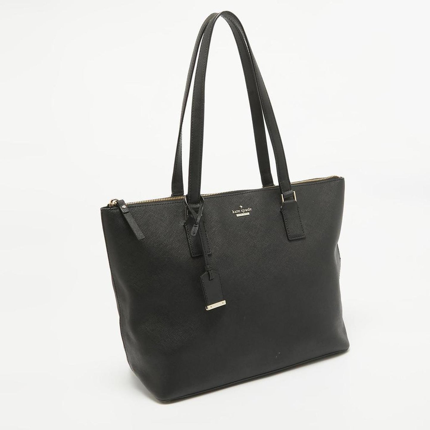 Black Leather Cameron Street Lucie Tote