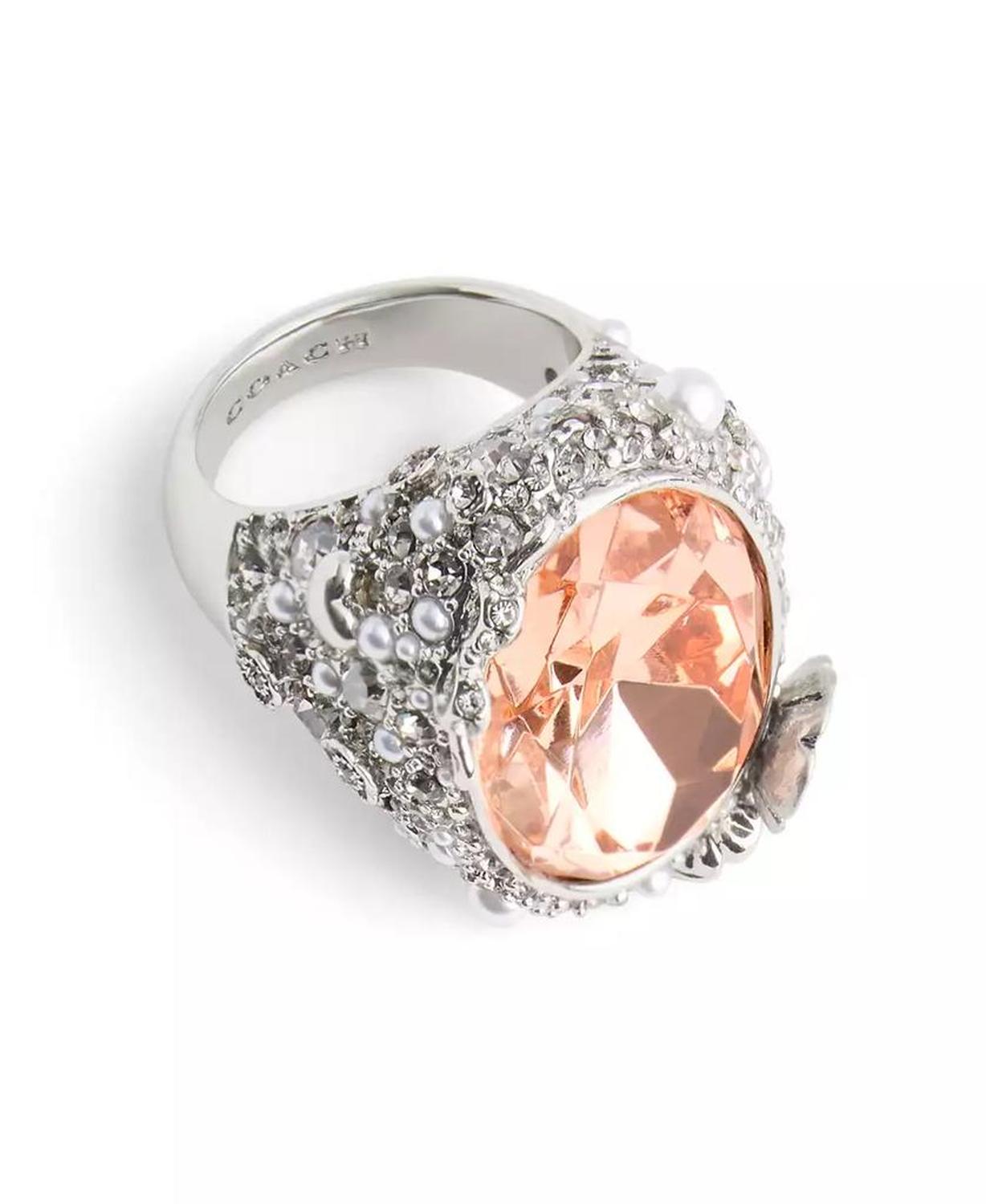 Faux Stone Bowtique Cocktail Ring