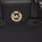 Michael Kors Black Leather Carmen Belted Tote