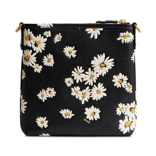 Kitt Floral Print Leather Messenger Crossbody