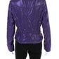 Max Mara Womens Lightweight Full Zip High Neck Windbreaker Jacket Purple