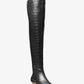 Cosmo Crocodile Embossed Leather Boot