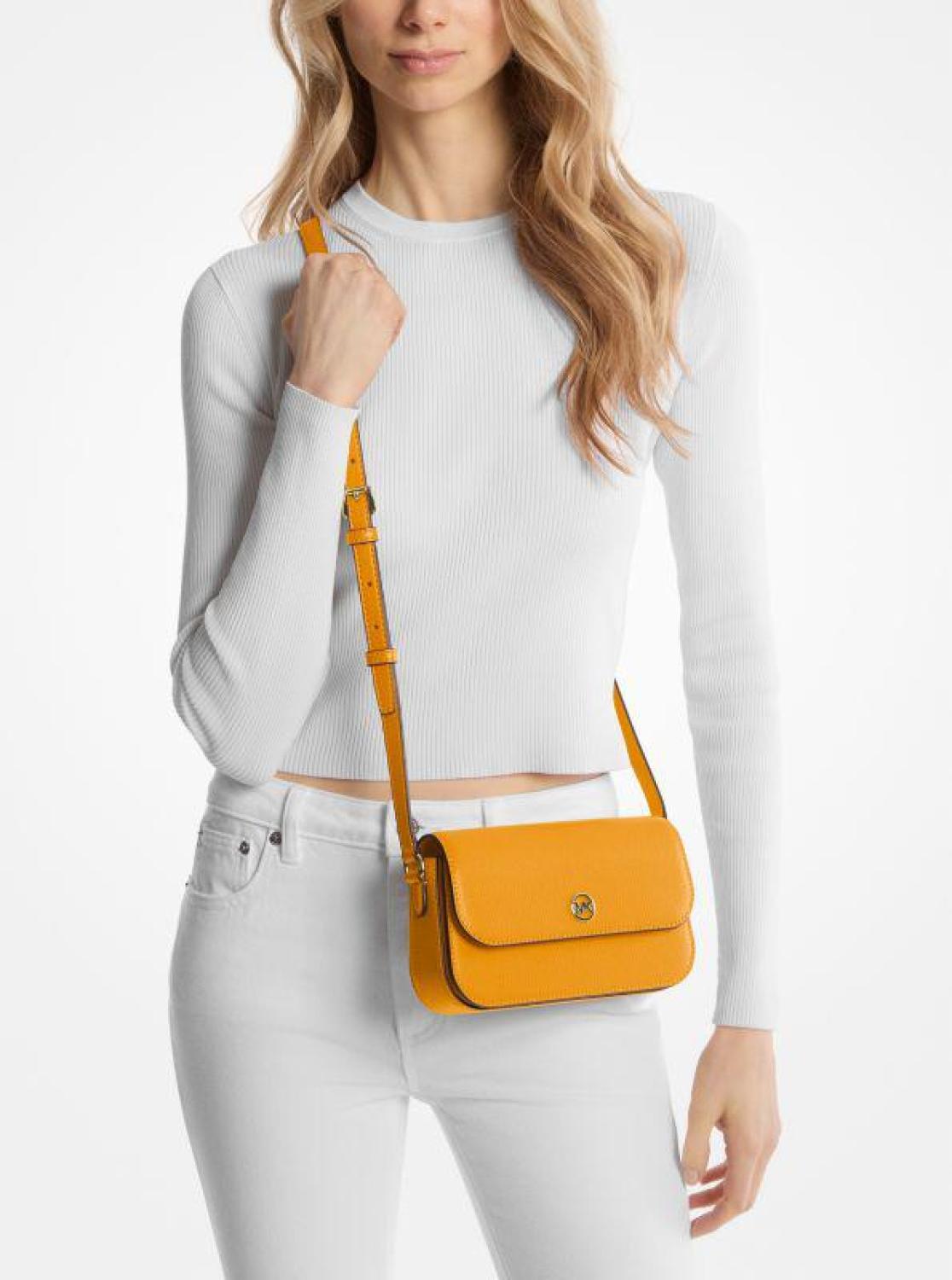 Jet Set Travel Small Pebbled Leather Crossbody Bag