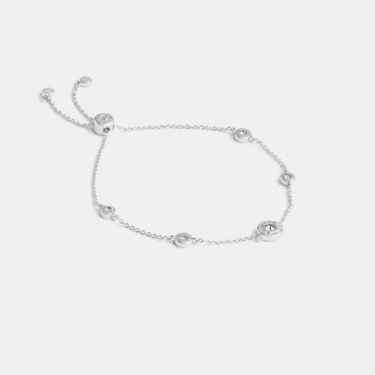 Coach Outlet Open Circle Station Slider Bracelet