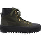 Michael Kors Keegan High Top Sneakers in Green Canvas