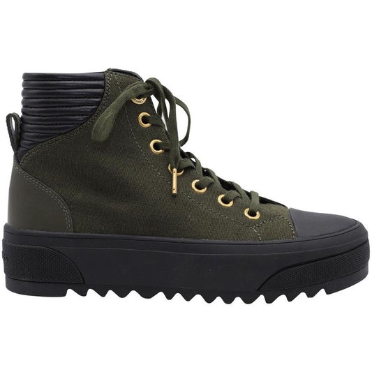 Michael Kors Keegan High Top Sneakers in Green Canvas