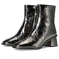 Gigi Crinkle Metallic Bootie