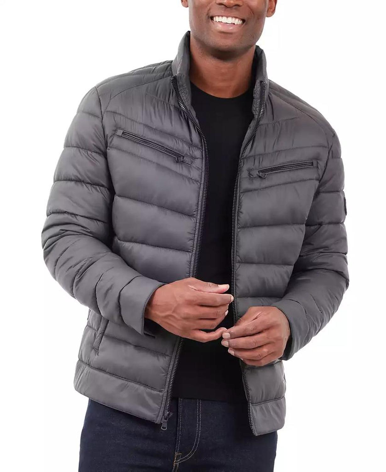 Men's Quilted Full-Zip Puffer Jacket