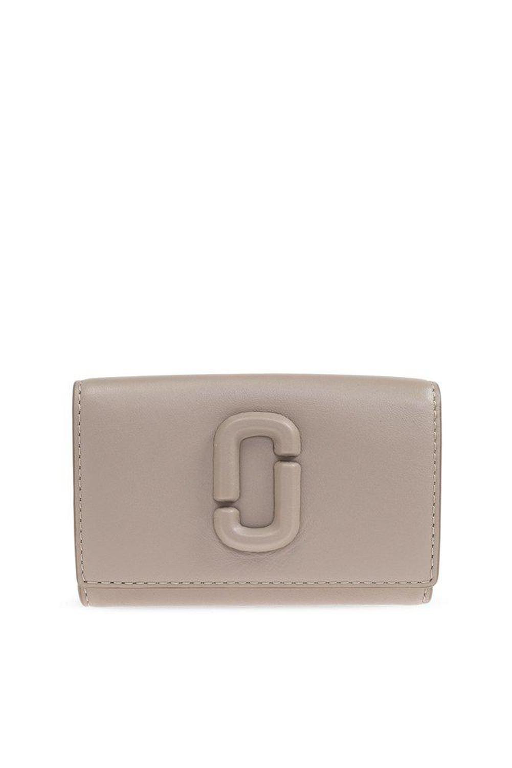 Marc Jacobs The Leather J Marc Logo-Plaque Wallet