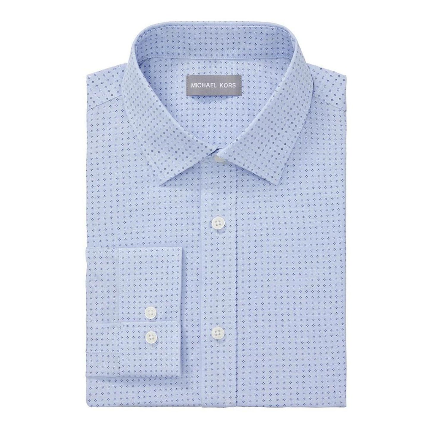 Men's Slim Fit Cotton Linen Untucked Print Dress Shirt