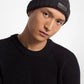 Ribbed Wool Beanie Hat