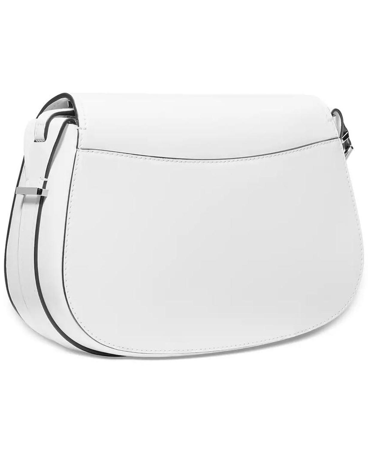 Lydia Small Leather Flap Messenger