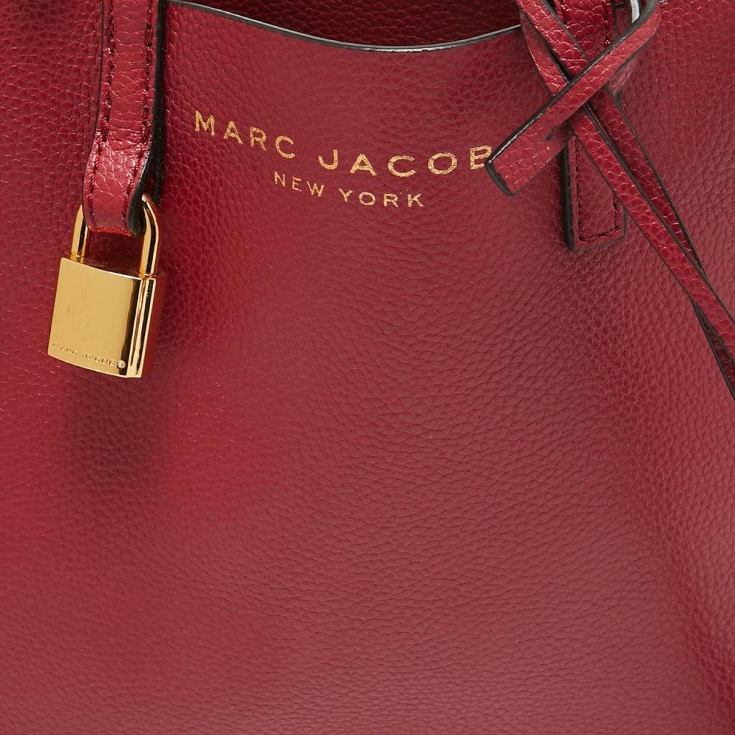 Marc Jacobs Fuchsia Leather Mini Grind Tote