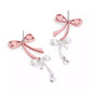 Faux Cultivated Pearl Signature Bowtique Double Drop Earrings