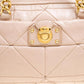 Marc Jacobs Blush Quilted Glazed Leather Chain Satchel