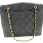 Chanel Quilted  Leather Shoulder Bag (Pre-Owned)