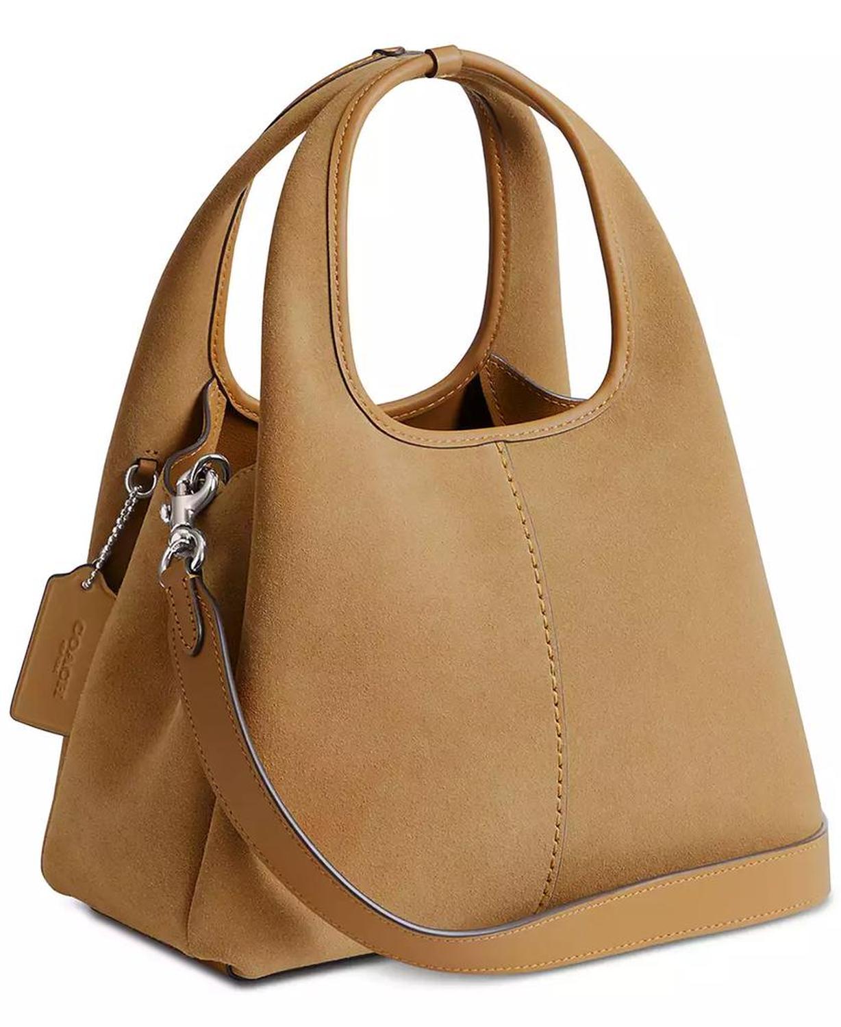 Lana 23 Small Suede Shoulder Bag